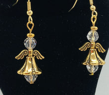 Load image into Gallery viewer, Swarovski Crystal Angel Earrings