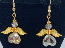 Load image into Gallery viewer, Swarovski Crystal Angel Earrings