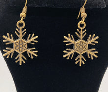 Load image into Gallery viewer, Snowflake Earrings